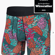 SAXX DROPTEMP COOLING COTTON 6’ BRIEF UNDERWEAR
