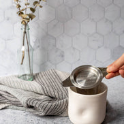 Tea Infuser with Dual-use Coaster Lid - Tea Steeper Strainer