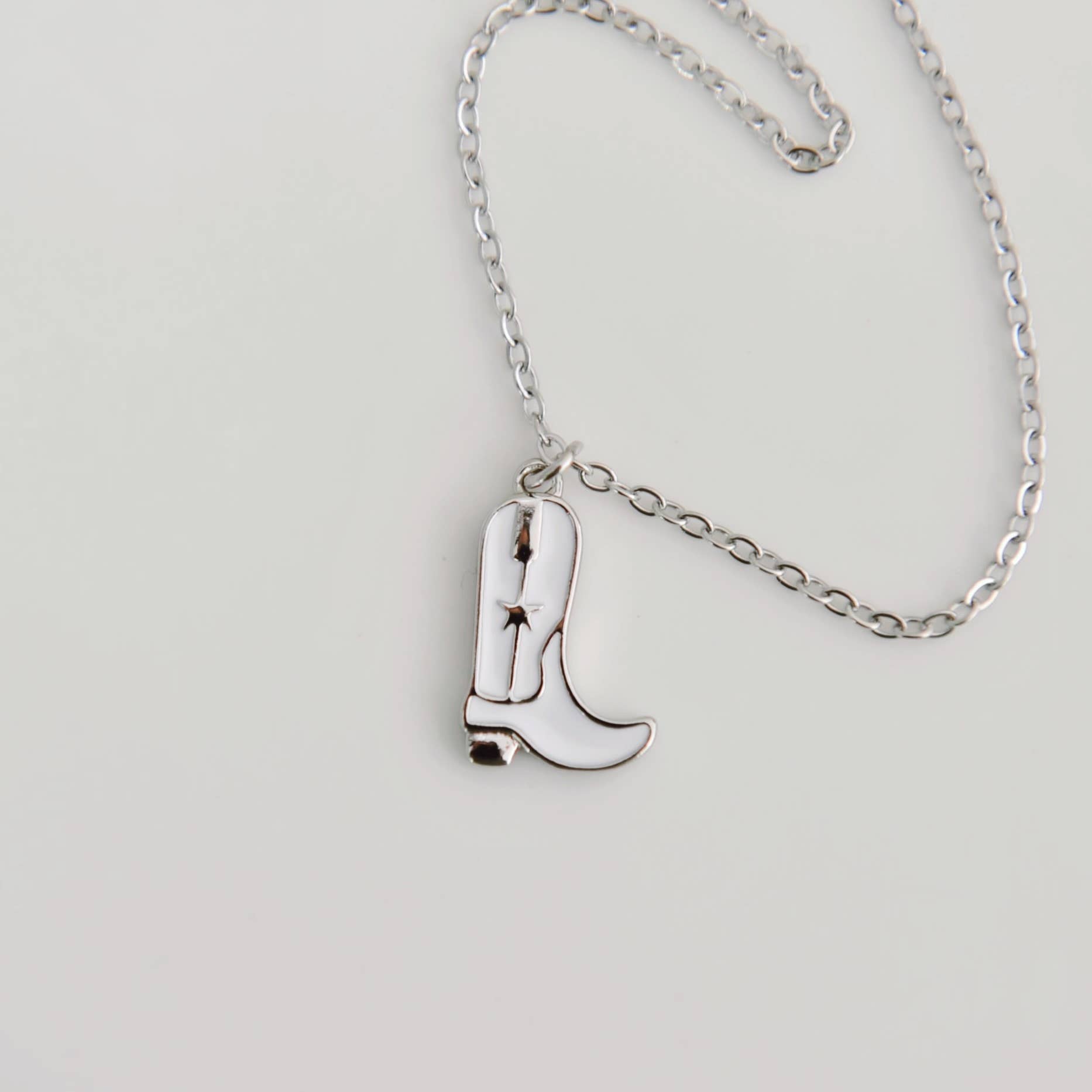 Kataleya Cowboy Boot Necklace 