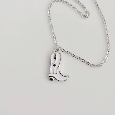 Kataleya Cowboy Boot Necklace 