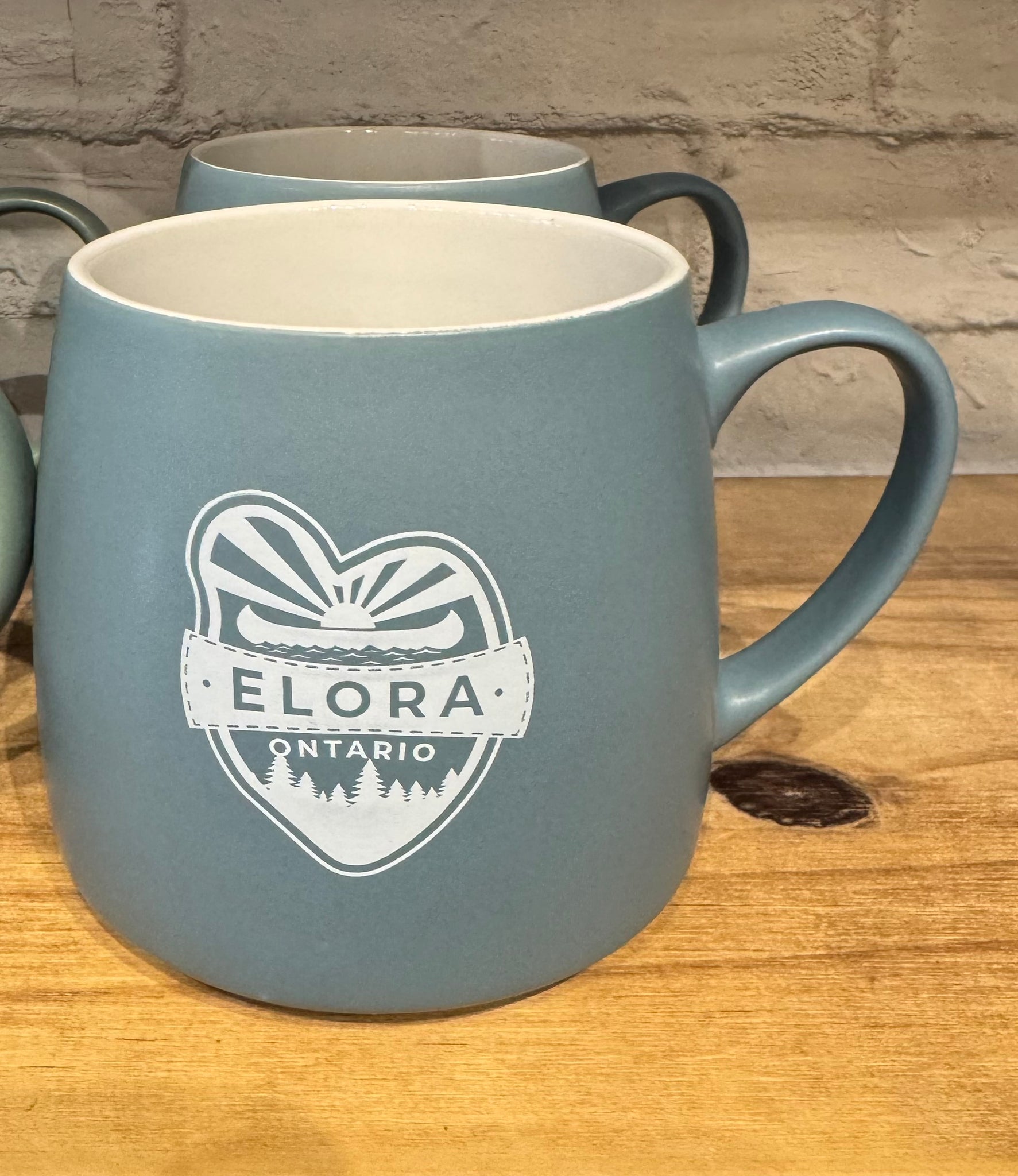 A&F 18oz CERAMIC SQUAT BARREL MUG-ELORA QUARRY