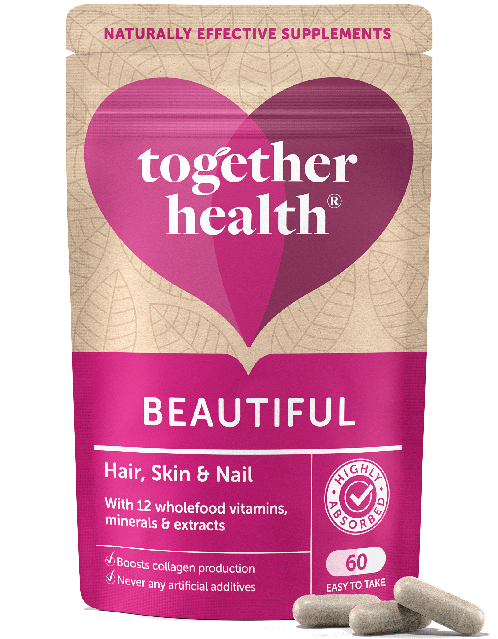 Together Health Beautiful – Hair Skin and Nails Vitamins Supplement