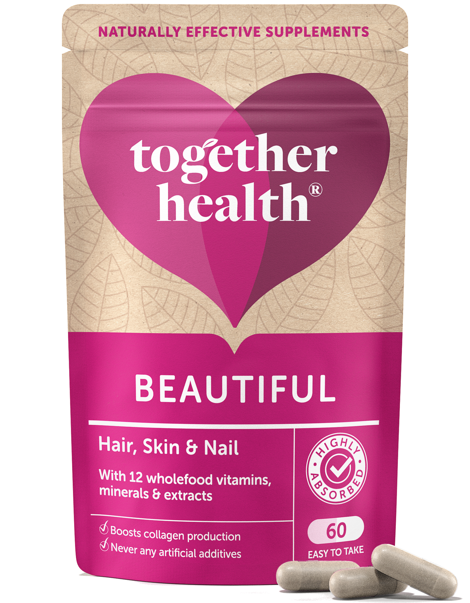 Together Health Beautiful – Hair Skin and Nails Vitamins Supplement