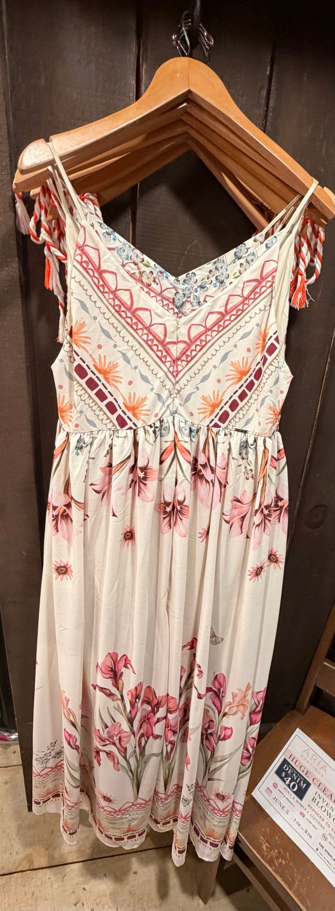 LEZ A LEZ FLORAL DRESS