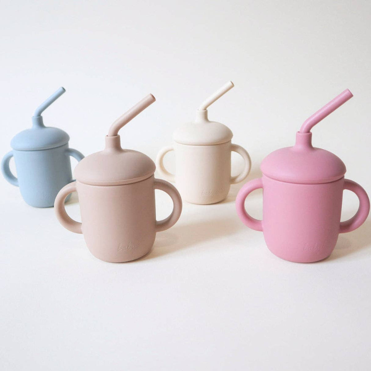 Baby bliss Sippy Cup with Straw, Spill-Proof & Anti-Stain - Sage