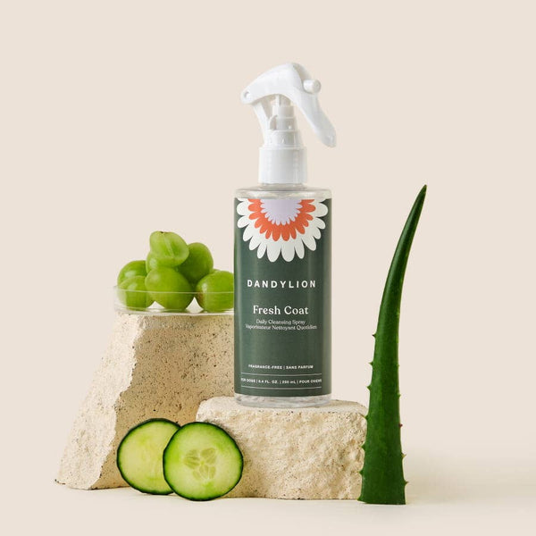 DANDYLION Fresh Coat Daily Cleansing Spray | Waterless No-Rinse Shampoo