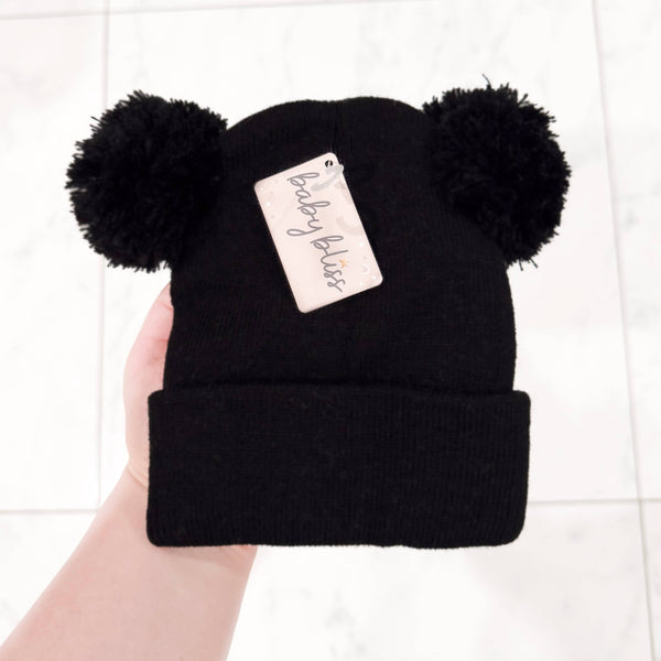 Baby bliss Baby Knitted Hat - Extra Warm & Stretchy (0-18 Months)