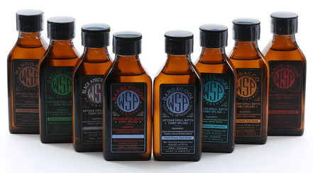 WET SHAVING Aftershave Splash - Black Amber Vanille