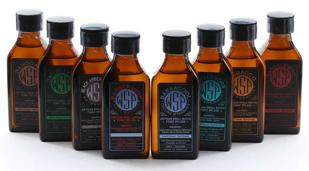 WET SHAVING Aftershave Splash - Mahogany