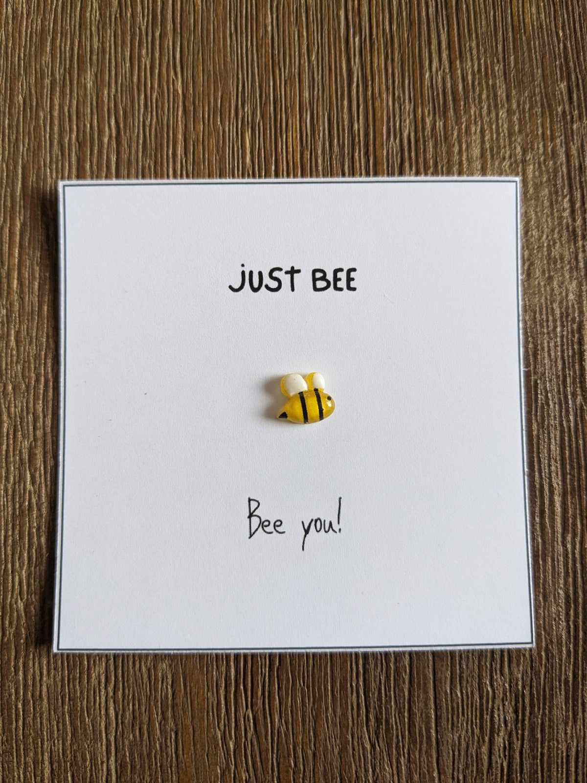 UNLIFTED INK Just Bee You Mini Keepsake Card with Personalized Message