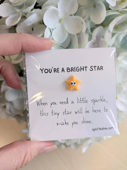 UPLIFTED INK Ducky to Have You Card with Duck Figurine & Custom Message