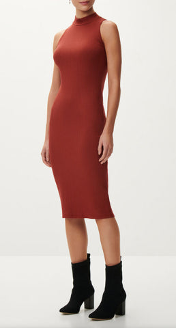 LEZ A LEZ HALTER RIBBED DRESS