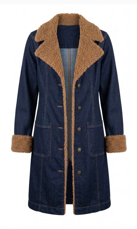 LIVERPOOL SHERPA TRIMMED NOTCH COLLAR JACKET