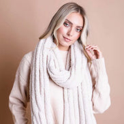 ULTRA SOFT BOUCLE VERTICAL SCARF