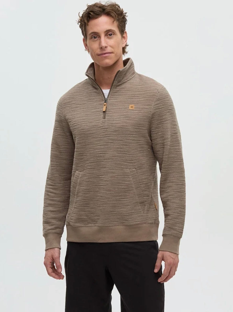 TENTREE Powell 1/4 Zip Slub Cotton Quart Zip