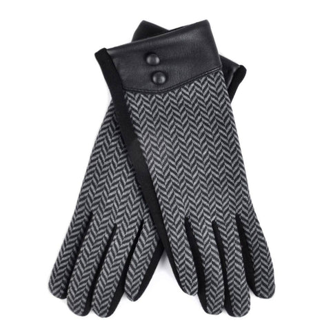 Women's Chevron Touch Screen Winter Gloves