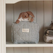 DANS LE SAC SMALL ORGANIC COTTON QUILTED POUCH