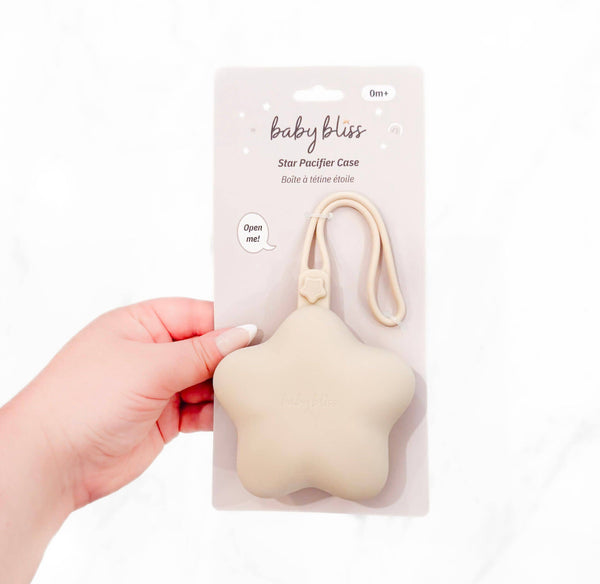 Baby Bliss Star Pacifier Holder Case