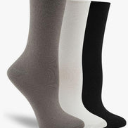 LEMON RECYCLED PILLOW POLYTAM CREW SOCKS 3PK