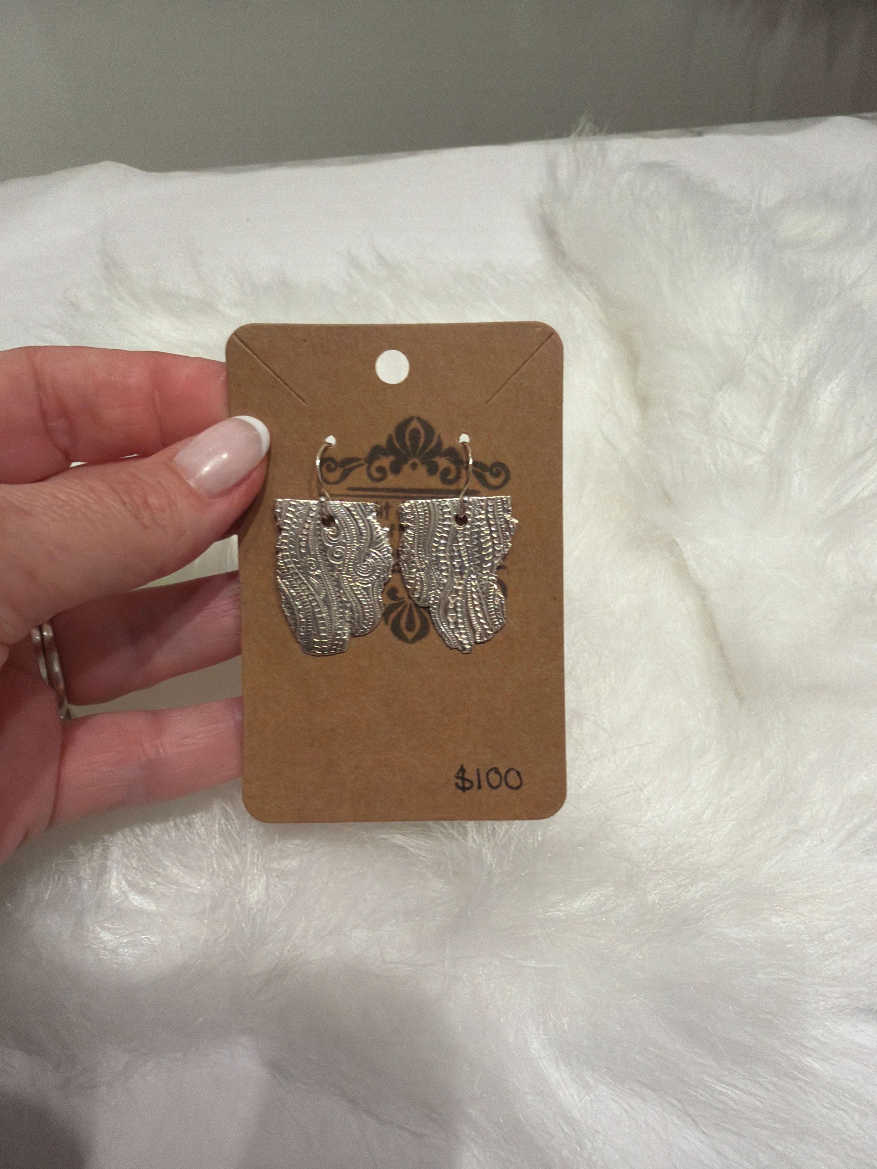 MOONLIT METALS SISTERS PATTERN EARRINGS