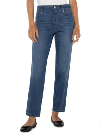 LIVERPOOL GIA GLIDER SLIM DENIM-SAGECREEK