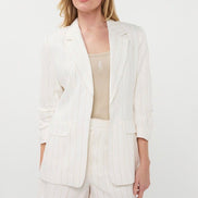 ESQUALO Blazer linen striped