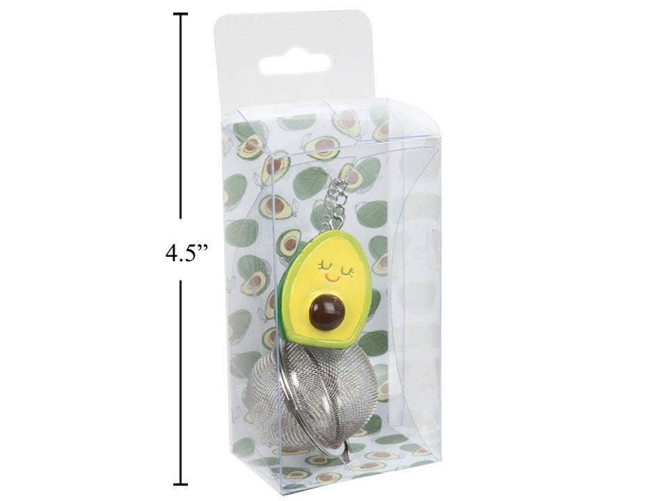 TRUU Avocado Tea Ball, polyresin, pvc box + insert