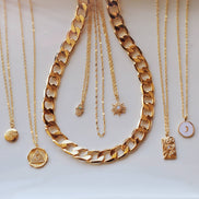 Oh So Lovely Crescent Moon Necklace