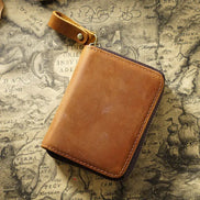 Credit Card Holder for Men Women, Geniune Leather Wallet