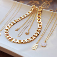 Oh So Lovely Chunky Flat Link Necklace