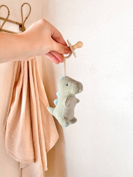 *NEW* Bitzy Pal Natural Rubber Pacifier & Stuffed Animal