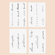 INKED BY DANI Statement Temporary Tattoo Pack