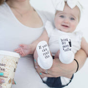 If you can read this Bring My Mom a Coffee® Baby Socks Gifts