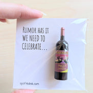 UNLIFTED INK Celebration Mini Card with Wine/Beer - Personalized Option