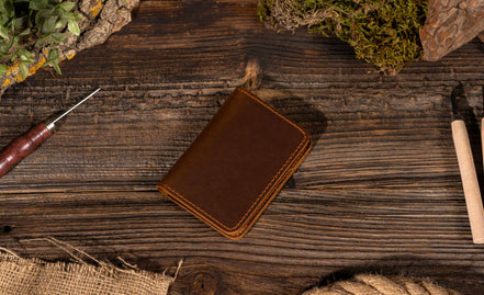 Genuine Leather Wallet, Handmade Wallet