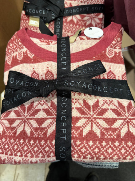 SOYA CONCEPT BIARA PJ SET-RED