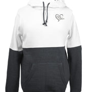 ELORA WOMEN’S HIGH NECK HOODIE WITH HEART
