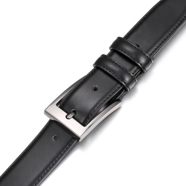 Dual Loop Leather Belt