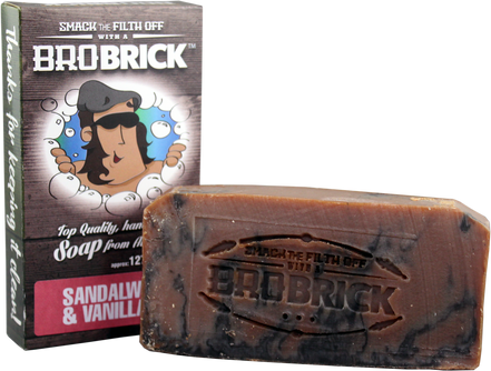BRO BRICK Sandalwood & Vanilla: Handmade Soap