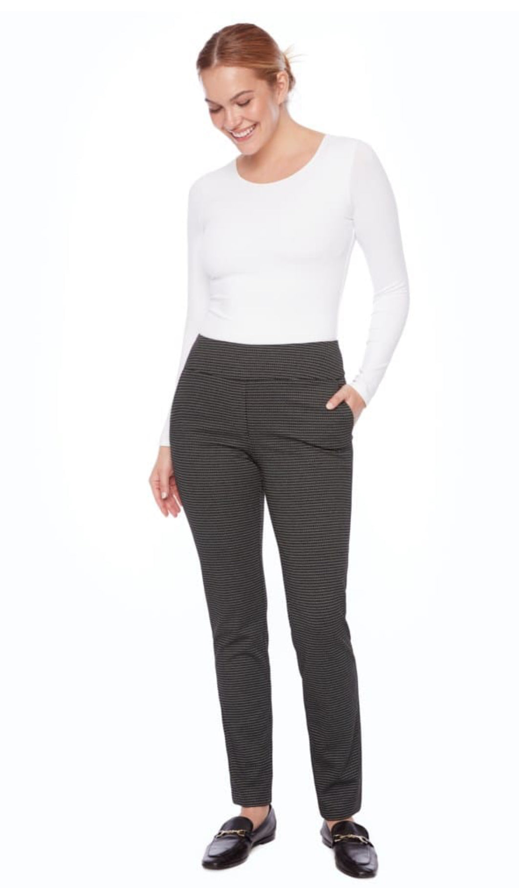 UP SLIM LEG- CHECKERS