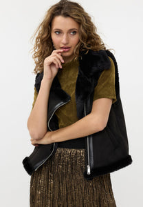 ESQUALO FAUX FUR VEST