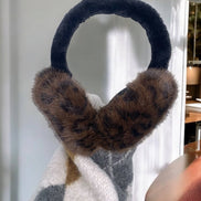 BYREN | ÉLINE L'ATELIER Leopard faux fur earmuffs CC07