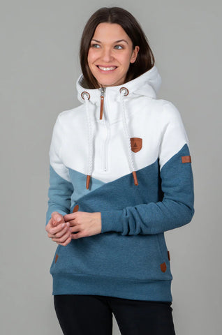 WANAKOME ROXY HALF ZIP SWEATER