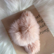 Lady June Plush French Hair Claw, Fluffy Hair Clips, Fuzzy Hair Clips