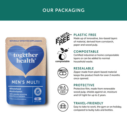 Together Health Men’s Multivitamin – Vegan – 30 Capsules