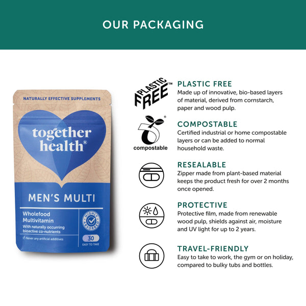 Together Health Men’s Multivitamin – Vegan – 30 Capsules