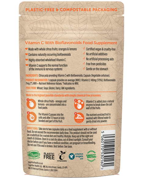 Together Health Vitamin C – Vegan – 30 Capsules