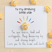 UNLIFTED INK To My Amazing Little Star – Brave, Kind & Unstoppable Card