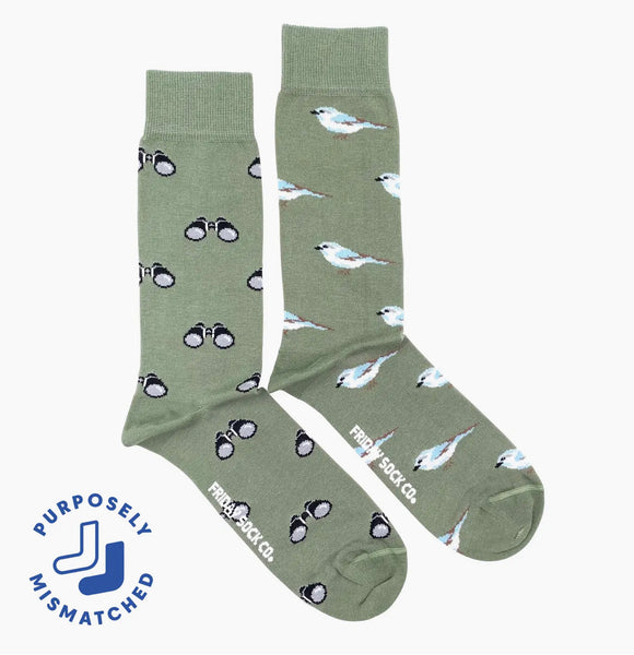 MEN’S FRIDAY TRAVEL ANIMALS, HOBBIES & MORE MISMATCHED SOCKS
