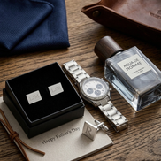 CREATIVE GIFTS Rectangular Cuff Links